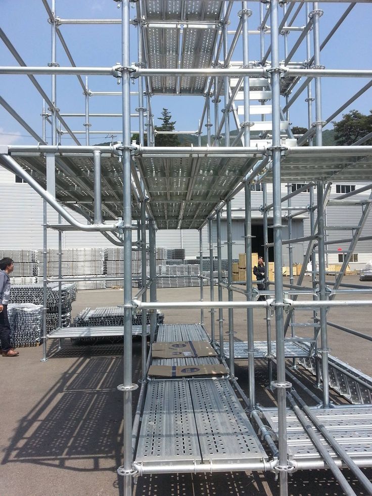 Ring-lock scaffolding with walk board wholesale
